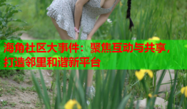 海角社区大事件：聚焦互动与共享，打造邻里和谐新平台