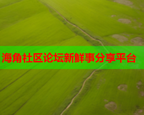 海角社区论坛新鲜事分享平台